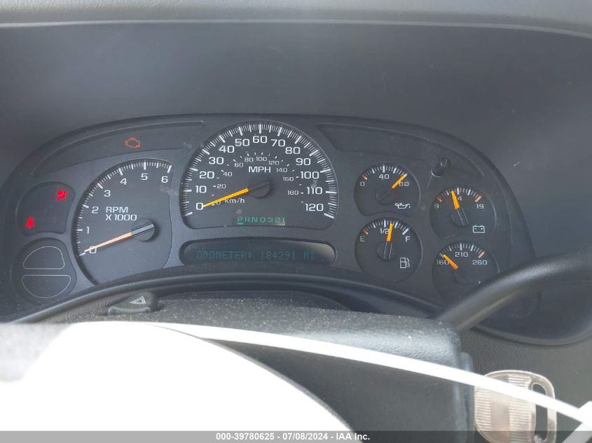 2005 Chevrolet Suburban 1500 Lt VIN: 3GNEC16Z05G235341 Lot: 39780625