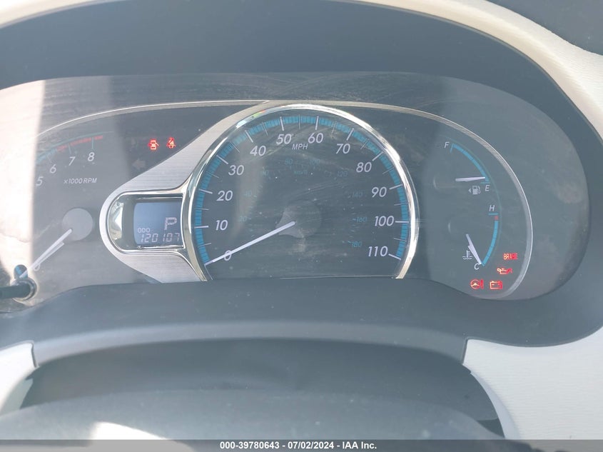 2013 Toyota Sienna Xle V6 8 Passenger VIN: 5TDYK3DC3DS360563 Lot: 39780643