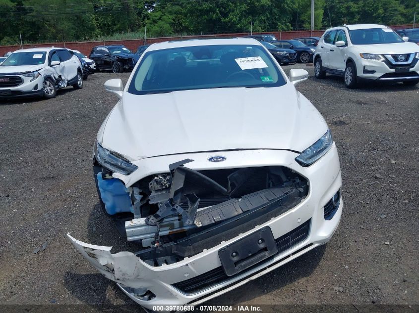 2014 Ford Fusion Hybrid Titanium VIN: 3FA6P0RU4ER117461 Lot: 39780688