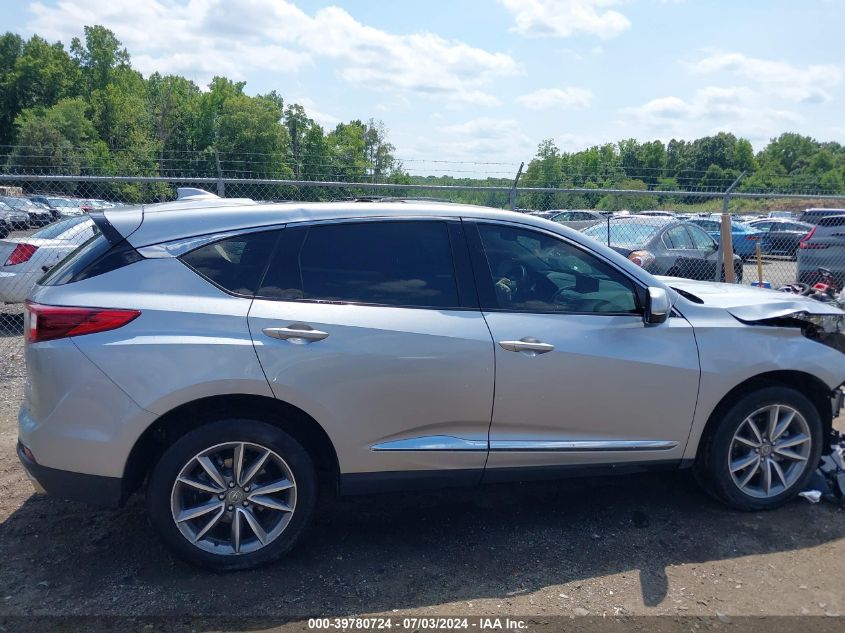 2022 Acura Rdx Technology Package VIN: 5J8TC2H51NL016943 Lot: 39780724