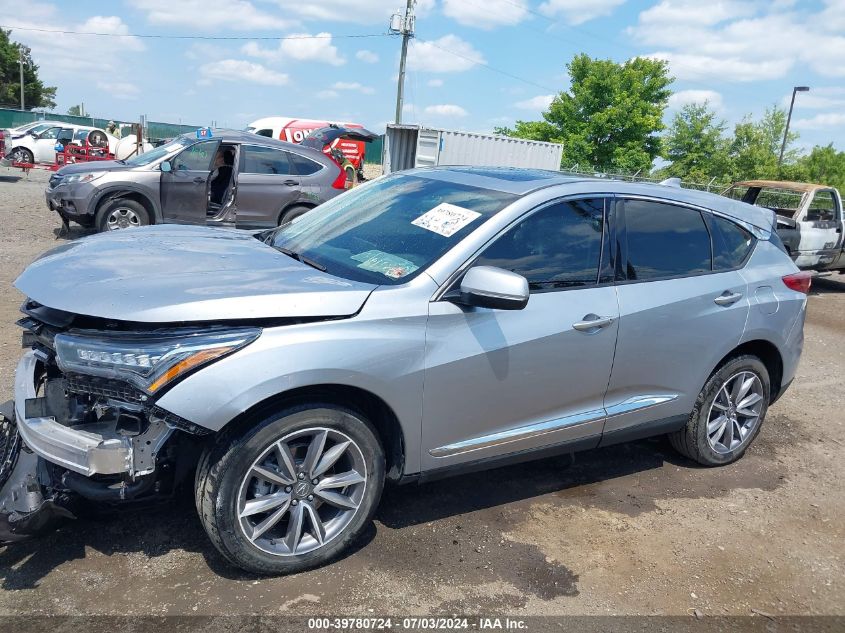 2022 Acura Rdx Technology Package VIN: 5J8TC2H51NL016943 Lot: 39780724