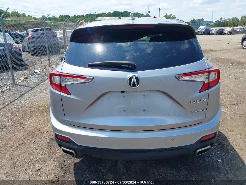 2022 Acura Rdx Technology Package VIN: 5J8TC2H51NL016943 Lot: 39780724