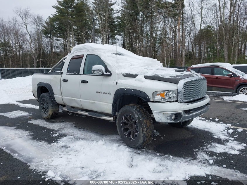 2003 Dodge Ram 2500 Slt/Laramie/St VIN: 3D7KU28D83G844826 Lot: 39780748