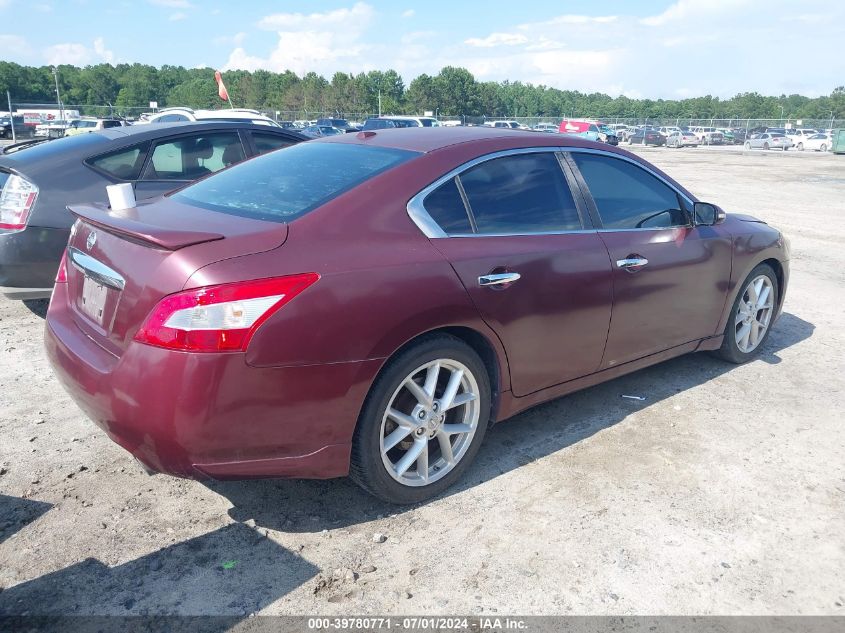 1N4AA51E39C855978 2009 Nissan Maxima 3.5 Sv