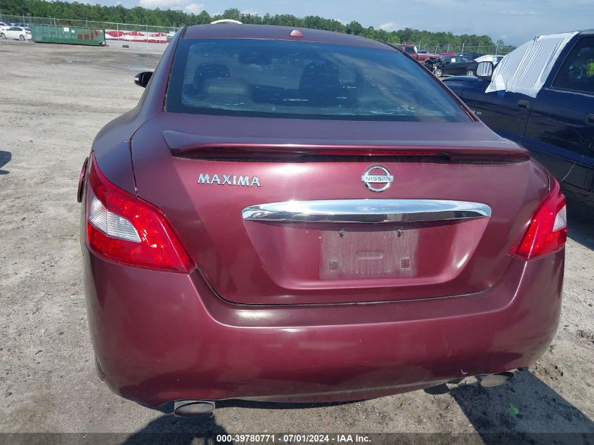 2009 Nissan Maxima 3.5 Sv VIN: 1N4AA51E39C855978 Lot: 39780771