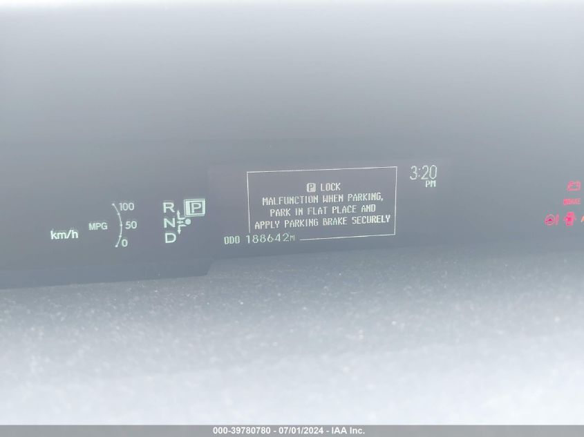 2010 Toyota Prius Iii VIN: JTDKN3DU5A1013041 Lot: 39780780