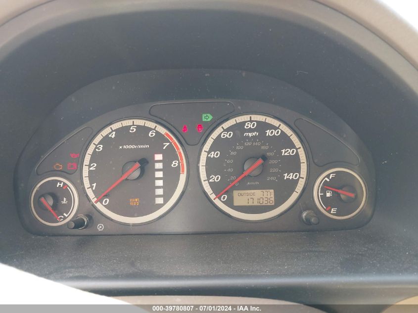 2005 Honda Cr-V Ex VIN: SHSRD78875U347339 Lot: 39780807