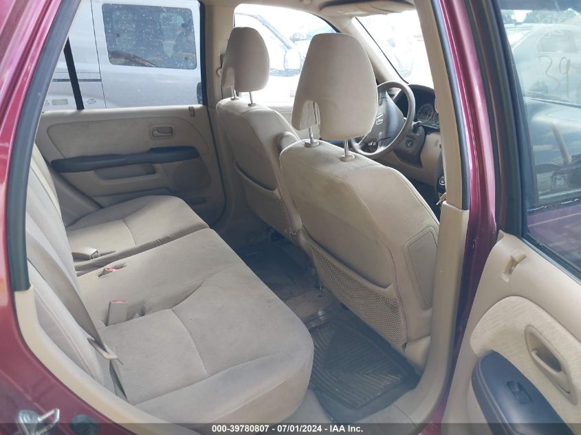 2005 Honda Cr-V Ex VIN: SHSRD78875U347339 Lot: 39780807