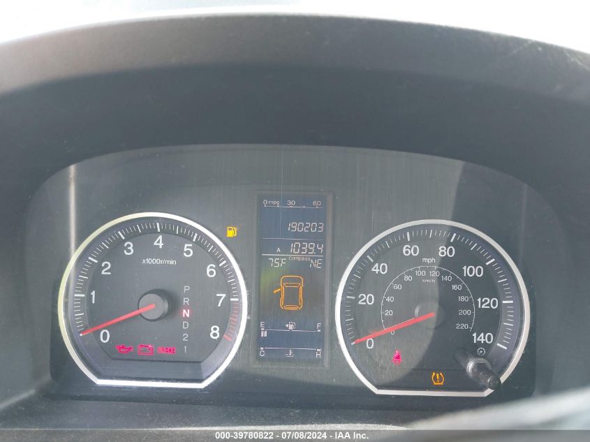 2010 Honda Cr-V Ex-L VIN: 5J6RE4H76AL056195 Lot: 39780822