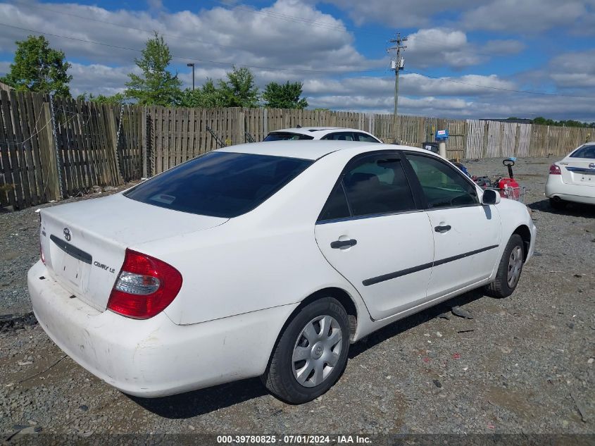 4T1BE32K12U040265 2002 Toyota Camry Le