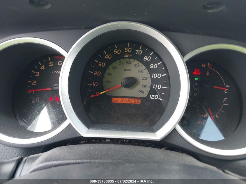 2005 Toyota Tacoma Prerunner V6 VIN: 5TETU62N35Z129953 Lot: 39780835