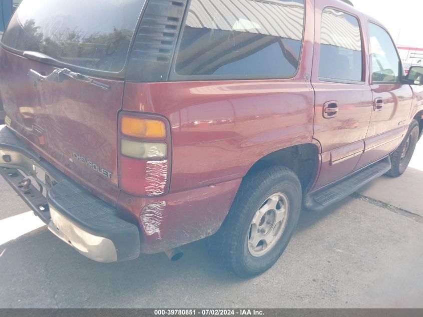 2002 Chevrolet Tahoe Lt VIN: 1GNEC13Z92R181747 Lot: 39780851