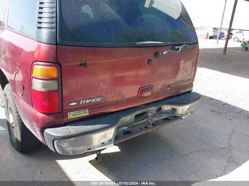 2002 Chevrolet Tahoe Lt VIN: 1GNEC13Z92R181747 Lot: 39780851