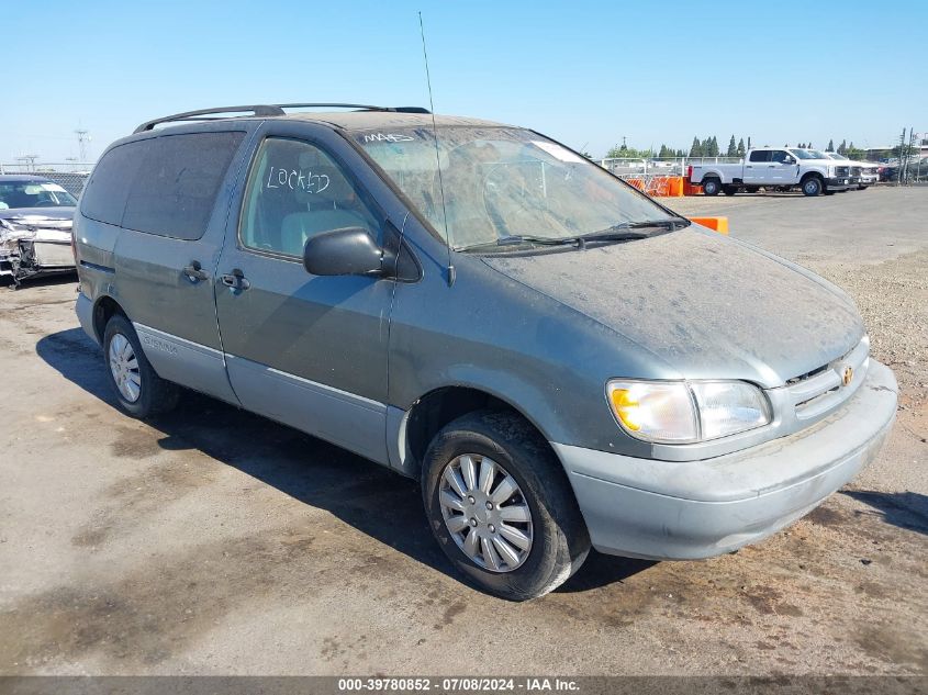 1999 Toyota Sienna Ce VIN: 4T3ZF19C6XU132842 Lot: 39780852