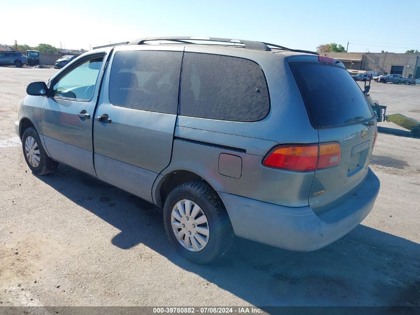 1999 Toyota Sienna Ce VIN: 4T3ZF19C6XU132842 Lot: 39780852