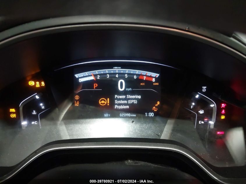 2019 Honda Cr-V Ex VIN: 5J6RW2H58KA015841 Lot: 39780921