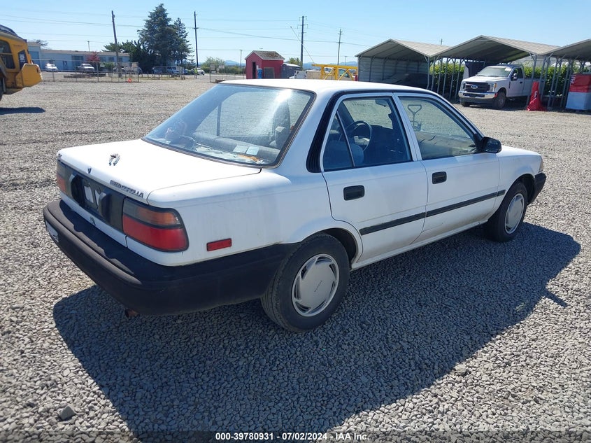 1989 Toyota Corolla Dlx VIN: JT2AE92E5K3187037 Lot: 39780931
