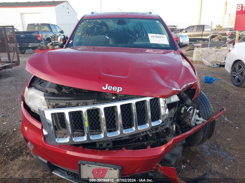 2011 Jeep Grand Cherokee Overland VIN: 1J4RR6GT8BC589245 Lot: 39780932