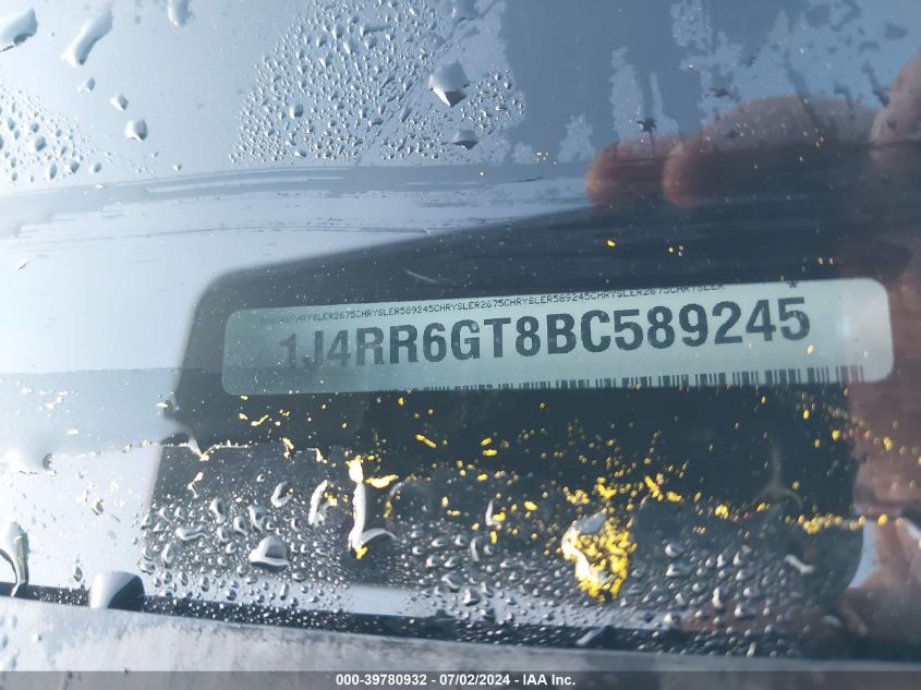 2011 Jeep Grand Cherokee Overland VIN: 1J4RR6GT8BC589245 Lot: 39780932