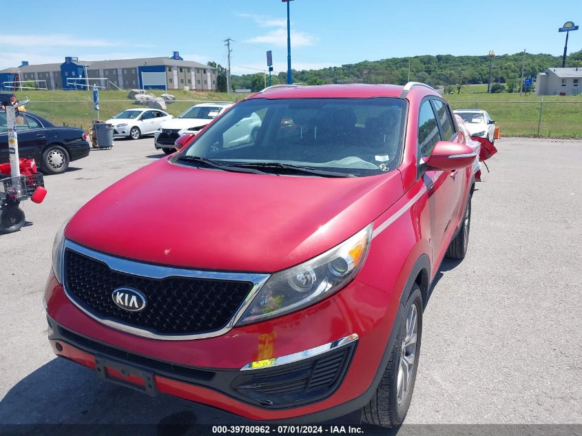 2015 Kia Sportage Lx VIN: KNDPB3AC7F7730958 Lot: 39780962