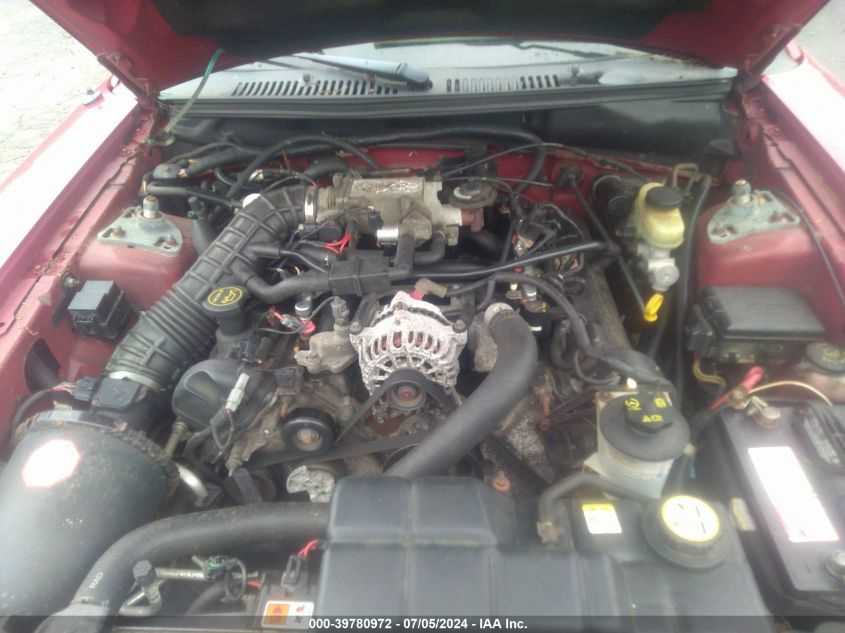 2003 Ford Mustang Gt VIN: 1FAFP42X33F445802 Lot: 39780972