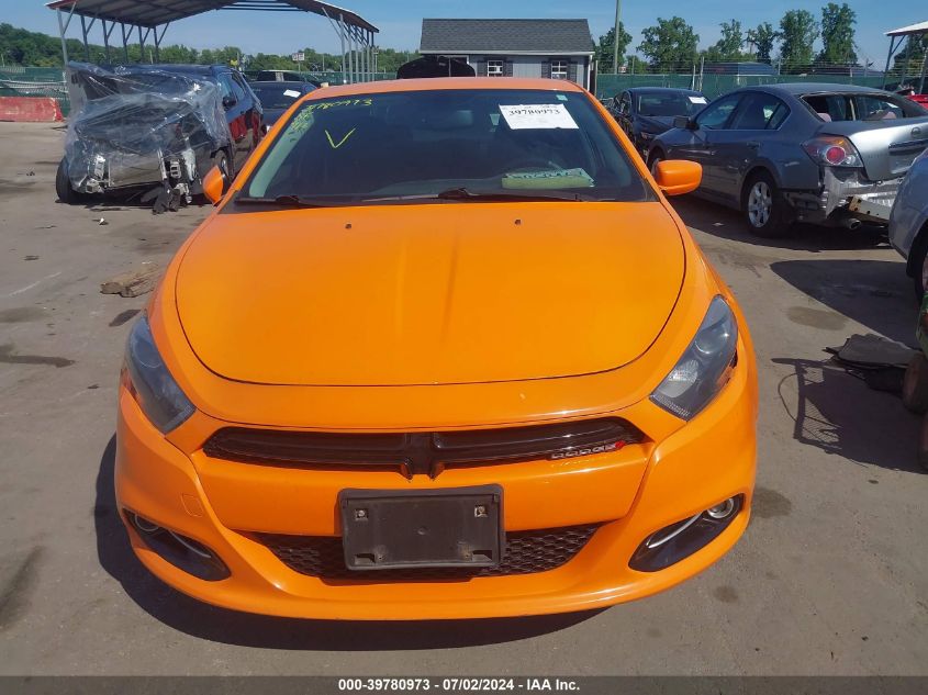 2013 Dodge Dart Sxt VIN: 1C3CDFBA1DD289838 Lot: 39780973