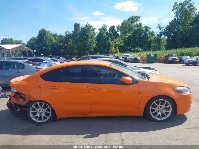 2013 Dodge Dart Sxt VIN: 1C3CDFBA1DD289838 Lot: 39780973