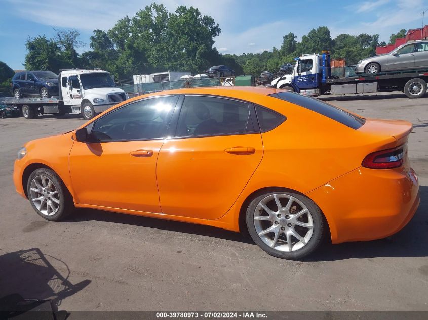 2013 Dodge Dart Sxt VIN: 1C3CDFBA1DD289838 Lot: 39780973