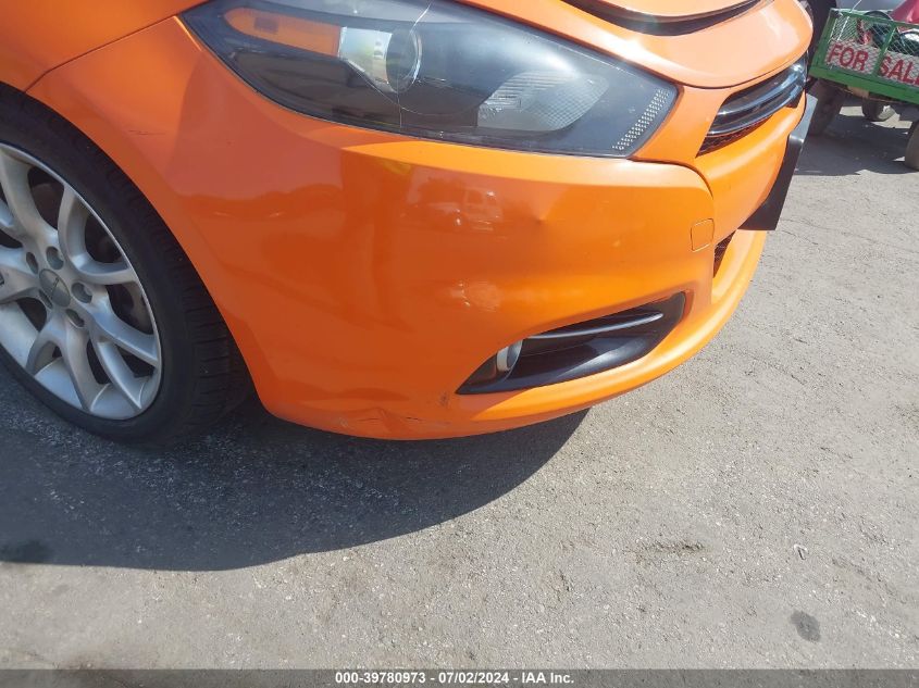 2013 Dodge Dart Sxt VIN: 1C3CDFBA1DD289838 Lot: 39780973