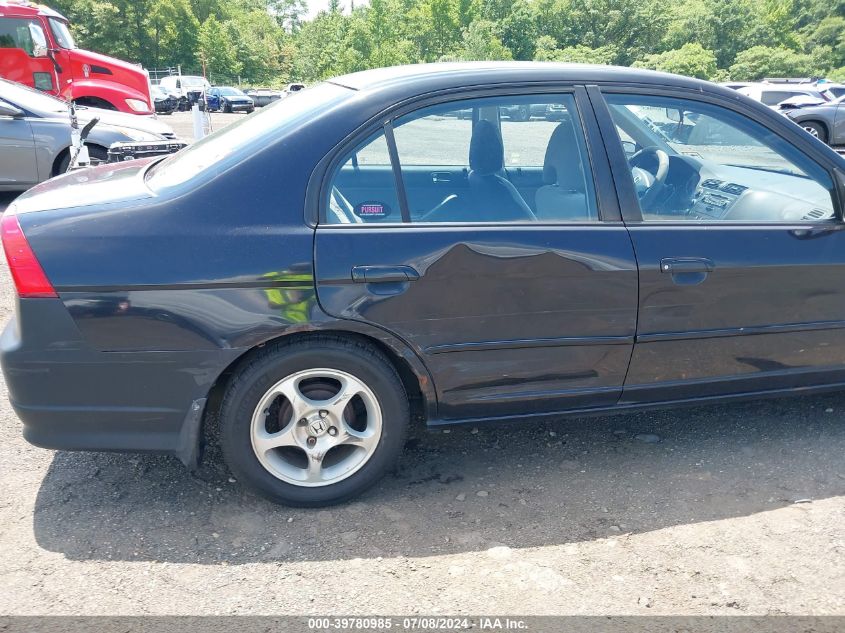 2004 Honda Civic Lx VIN: 2HGES16554H533909 Lot: 39780985