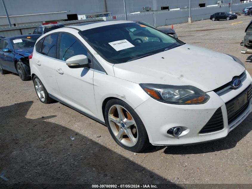 2012 Ford Focus Titanium VIN: 1FAHP3N27CL333878 Lot: 39780992