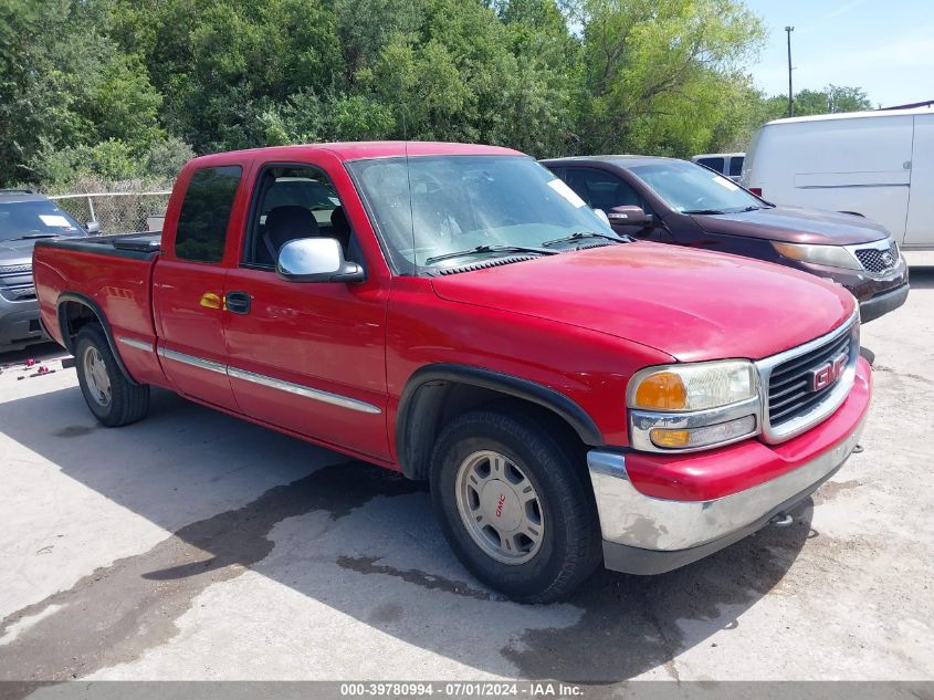 2002 GMC Sierra 1500 Sle VIN: 2GTEC19V721361685 Lot: 40673448