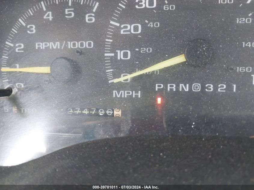 1997 Chevrolet Gmt-400 C1500 VIN: 1GCEC14R8VZ235521 Lot: 39781011