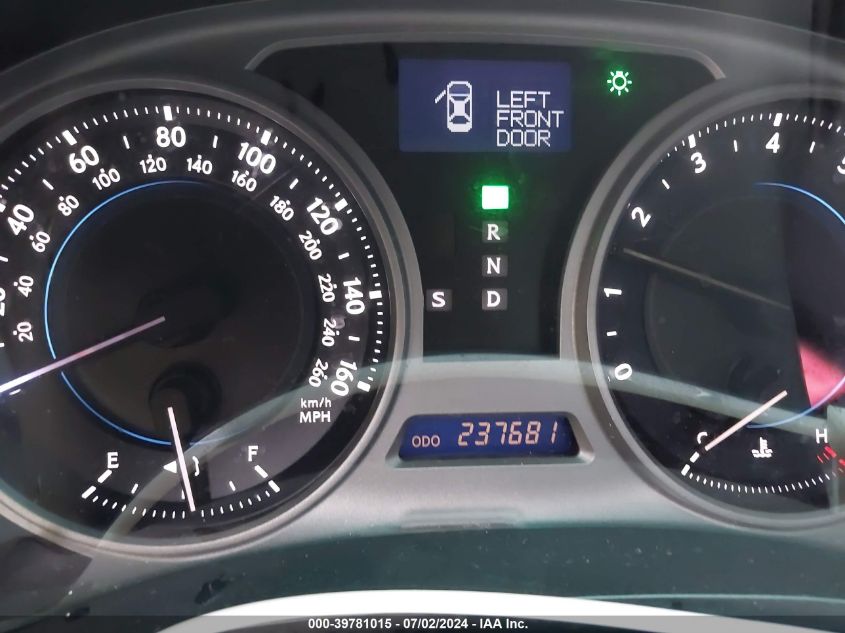 2006 Lexus Is 250 VIN: JTHBK262762021558 Lot: 39781015