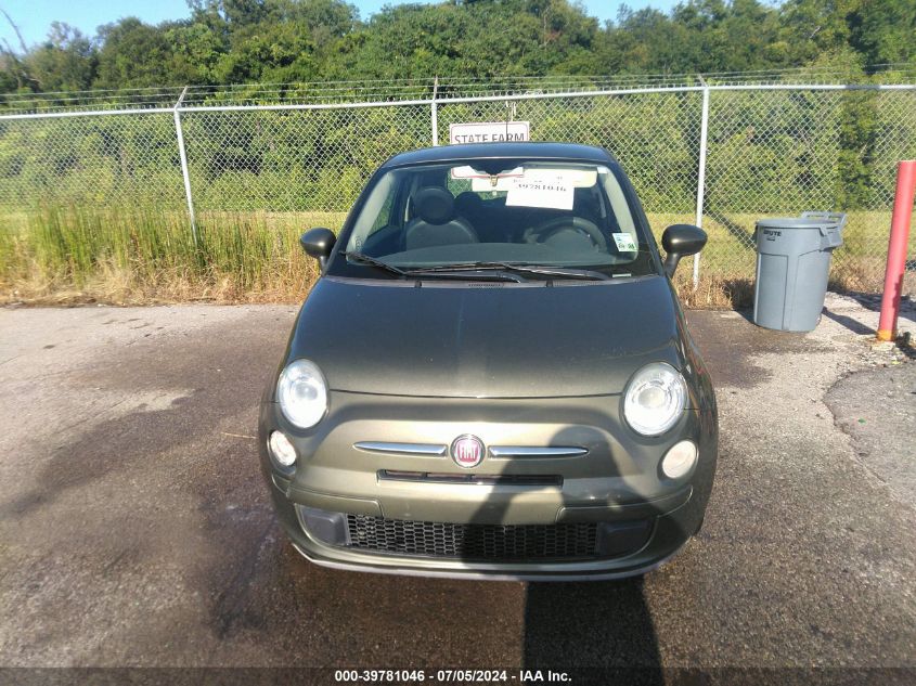 2013 Fiat 500 Pop VIN: 3C3CFFAR0DT622333 Lot: 39781046