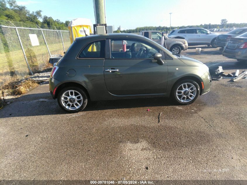 2013 Fiat 500 Pop VIN: 3C3CFFAR0DT622333 Lot: 39781046