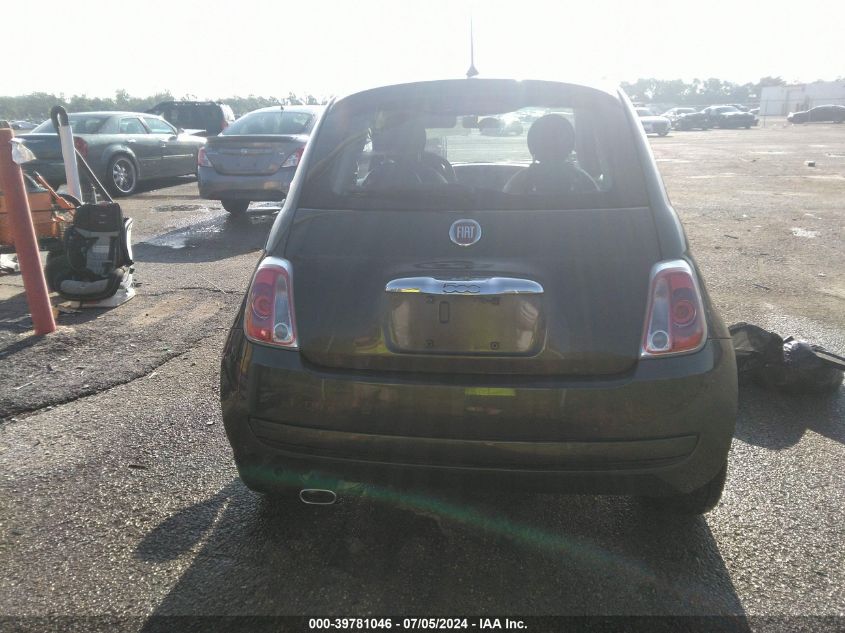 2013 Fiat 500 Pop VIN: 3C3CFFAR0DT622333 Lot: 39781046