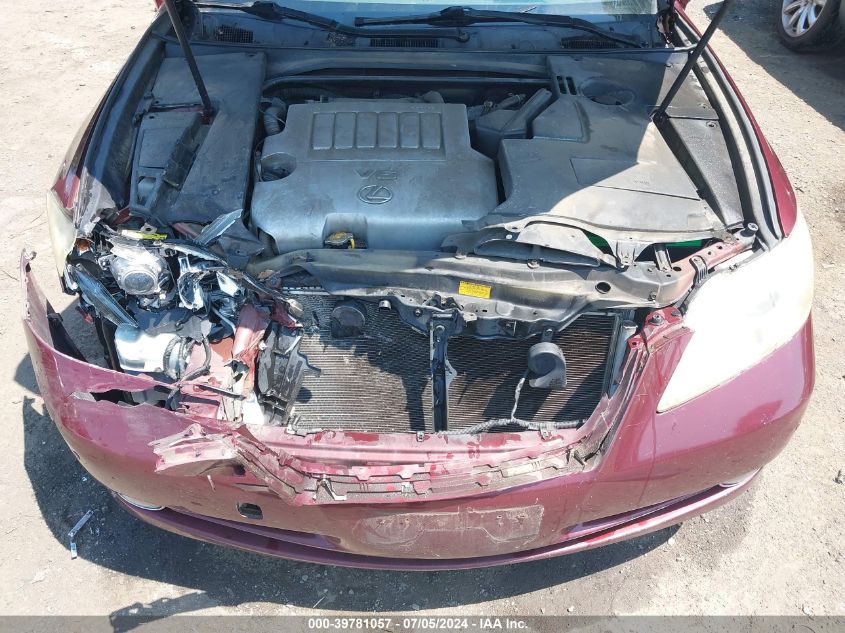 2007 Lexus Es 350 VIN: JTHBJ46G472089425 Lot: 39781057