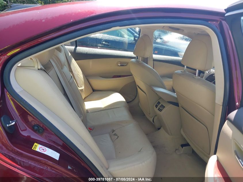 2007 Lexus Es 350 VIN: JTHBJ46G472089425 Lot: 39781057