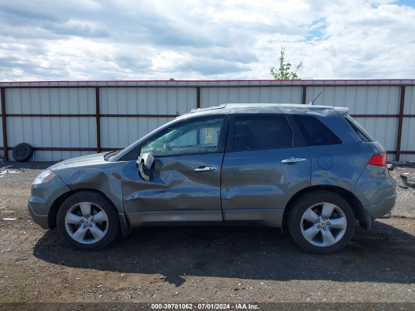 2008 Acura Rdx VIN: 5J8TB18558A016389 Lot: 39781062