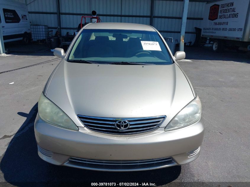 2005 Toyota Camry Le VIN: 4T1BE30K25U551037 Lot: 39781073