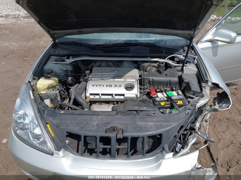 2004 Lexus Es 330 VIN: JTHBA30G940012320 Lot: 39781079