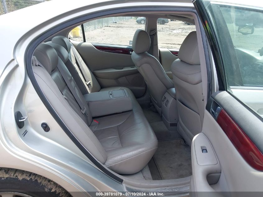 2004 Lexus Es 330 VIN: JTHBA30G940012320 Lot: 39781079