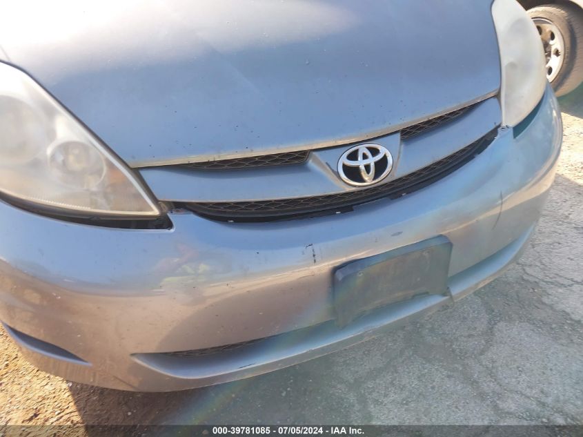 2007 Toyota Sienna Ce VIN: 5TDZK23C47S005664 Lot: 39781085