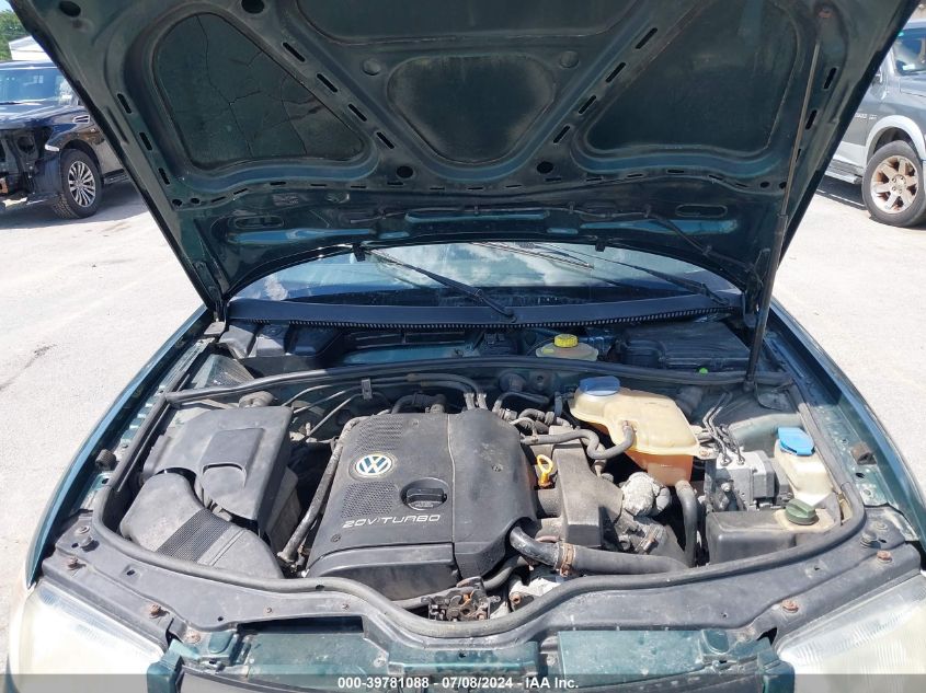 2001 Volkswagen Passat Gls VIN: WVWAC63B81P010201 Lot: 39781088