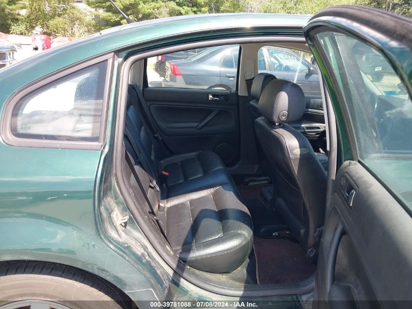 2001 Volkswagen Passat Gls VIN: WVWAC63B81P010201 Lot: 39781088