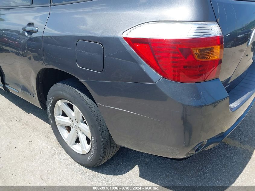 2010 Toyota Highlander Base V6 VIN: 5TDZK3EHXAS014083 Lot: 39781096