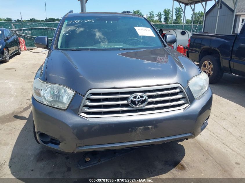 2010 Toyota Highlander Base V6 VIN: 5TDZK3EHXAS014083 Lot: 39781096