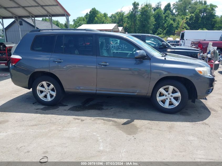 2010 Toyota Highlander Base V6 VIN: 5TDZK3EHXAS014083 Lot: 39781096