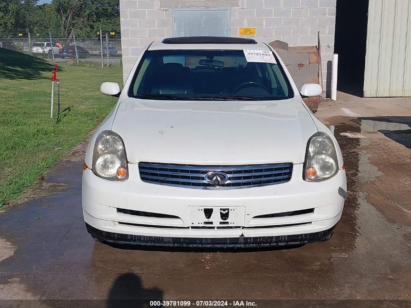 2004 Infiniti G35X VIN: JNKCV51F84M707326 Lot: 39781099